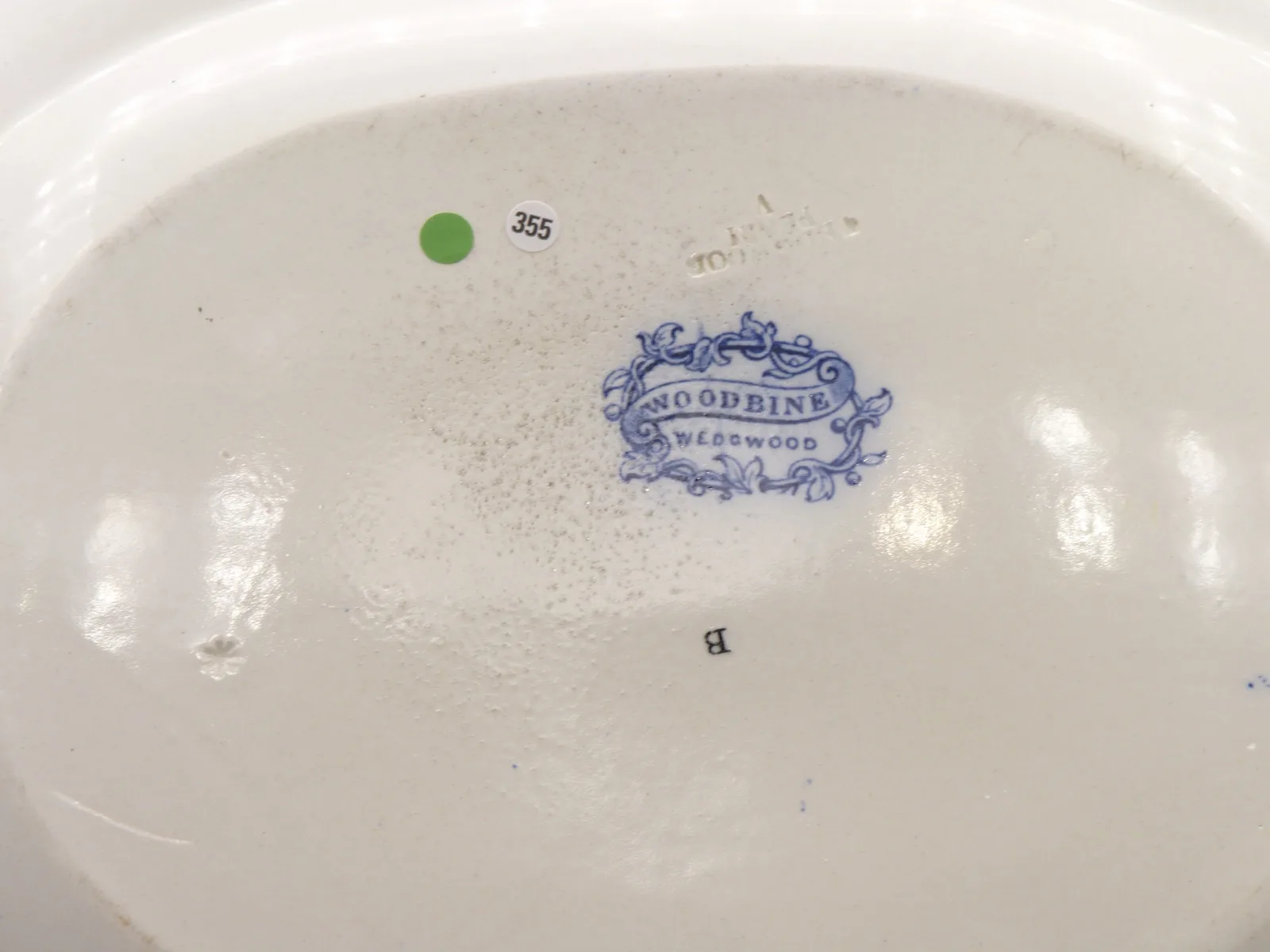 Great Flow Blue Platter – J. Wedgwood (2 ) - Woodbine - Image 8