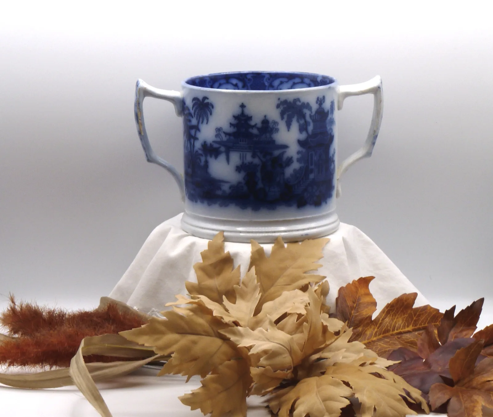 Flow Blue Large Loving Cup - Image 12