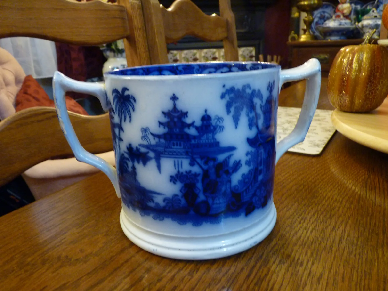 Flow Blue Large Loving Cup - Image 3