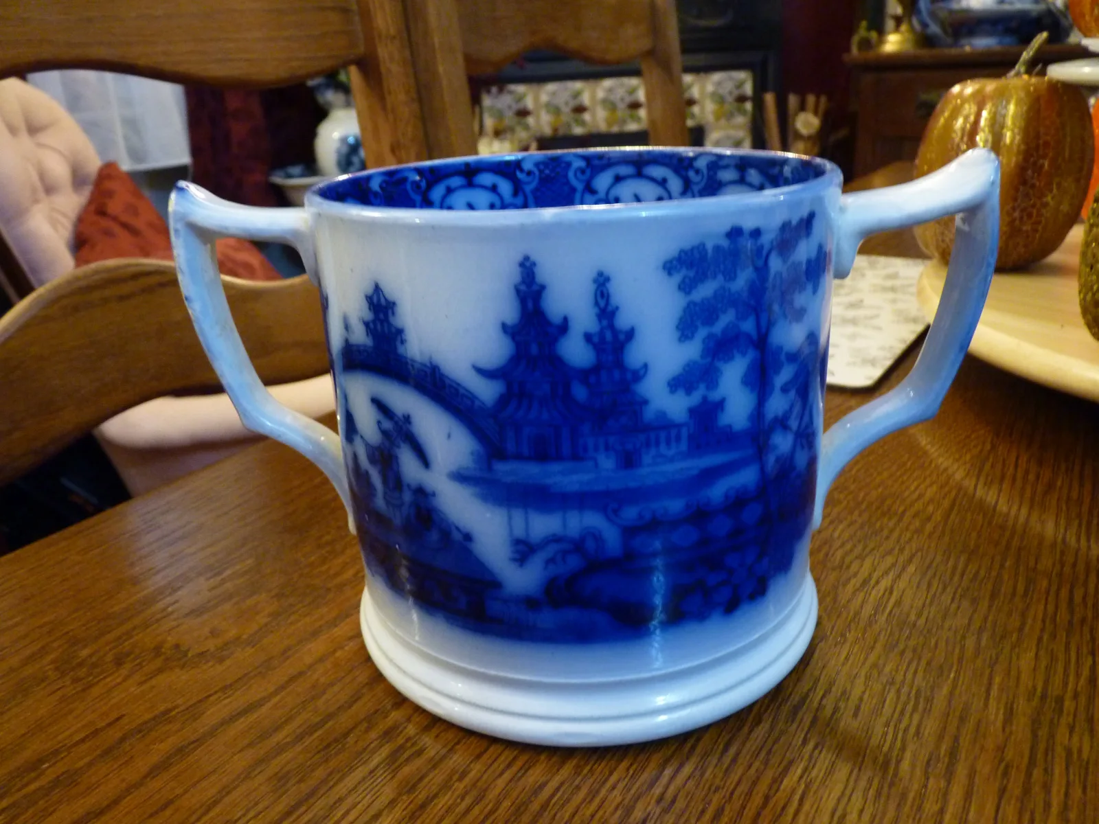 Flow Blue Large Loving Cup - Image 2
