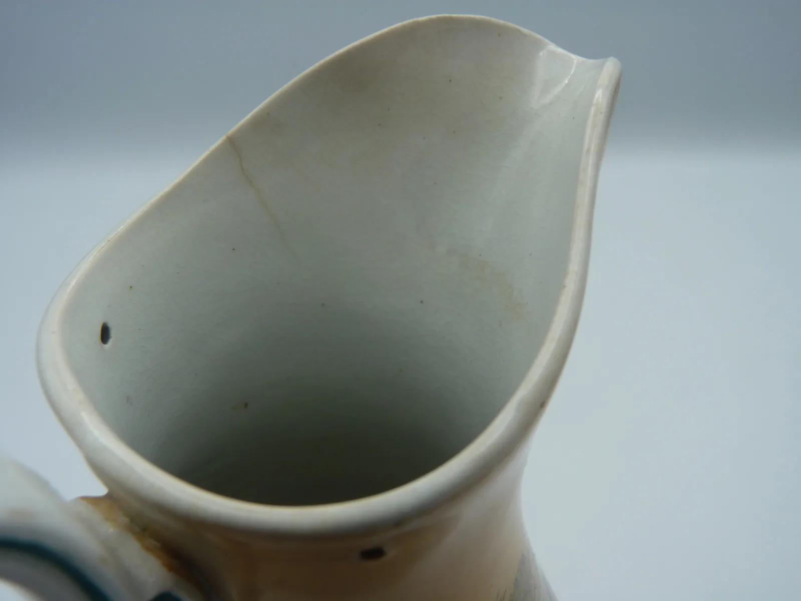 Orange/Peach Ground Syrup Pitcher - Shells - Image 8