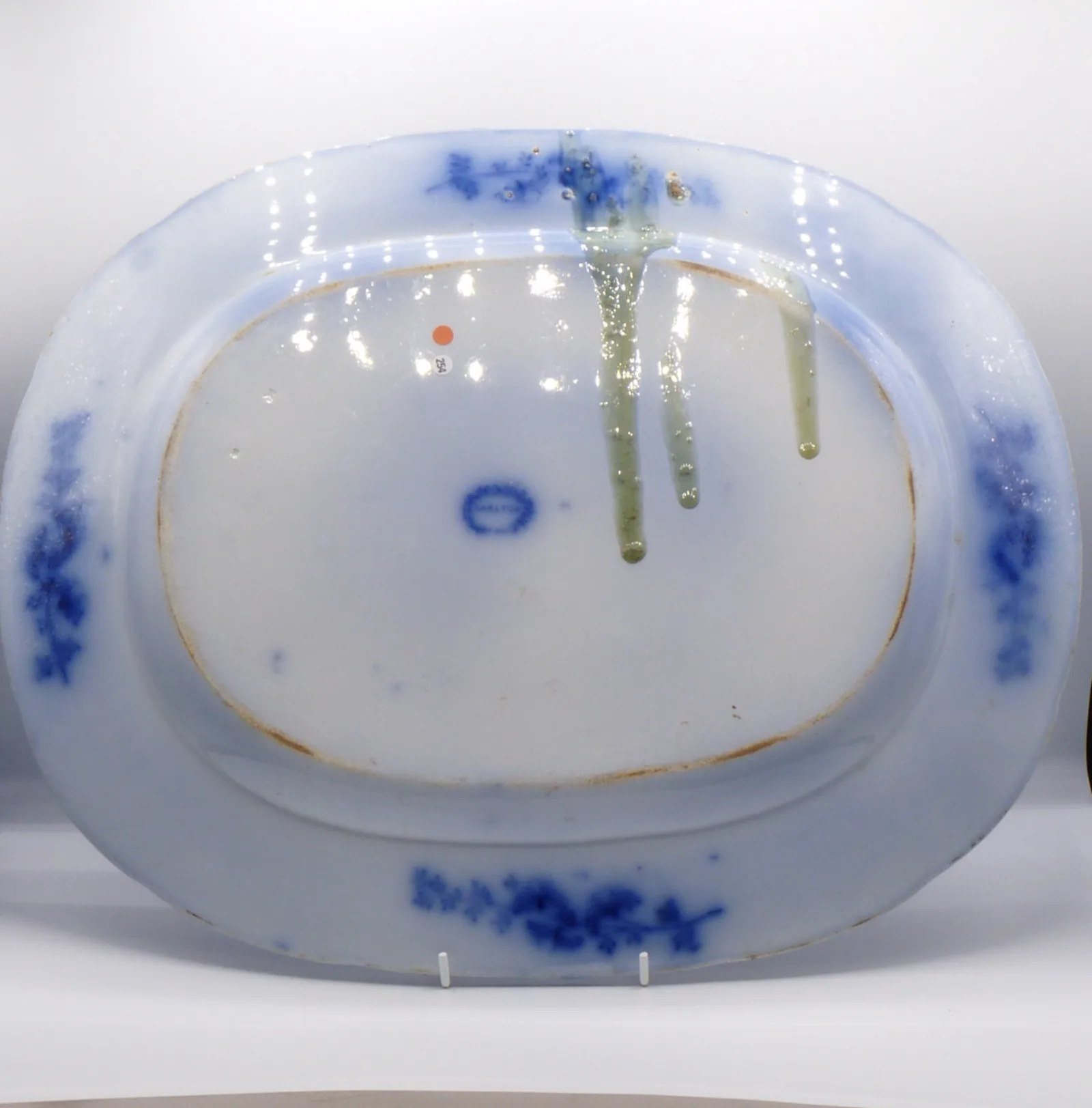Beautiful Flow Blue Platter – Samuel Alcock - Carlton - Image 7