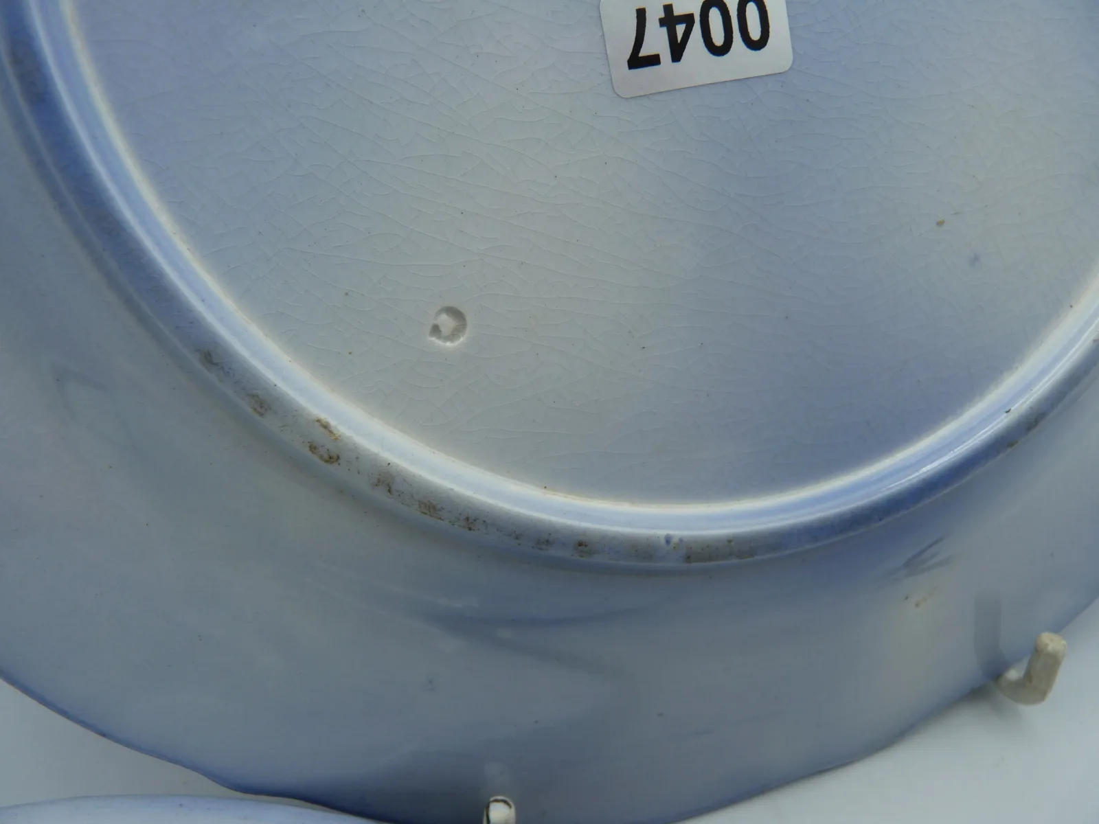 2 Stunning Flow Blue & Polychrome Plates - Image 10