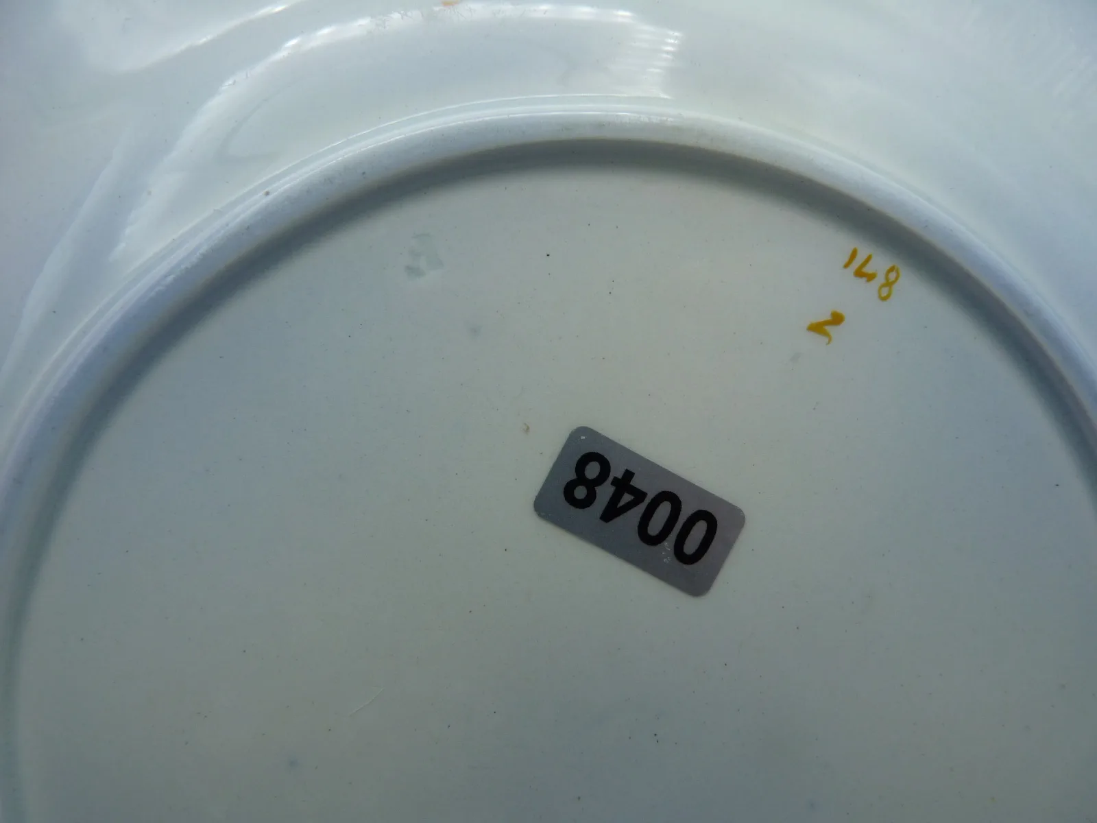 2 Stunning Flow Blue & Polychrome Plates - Image 11