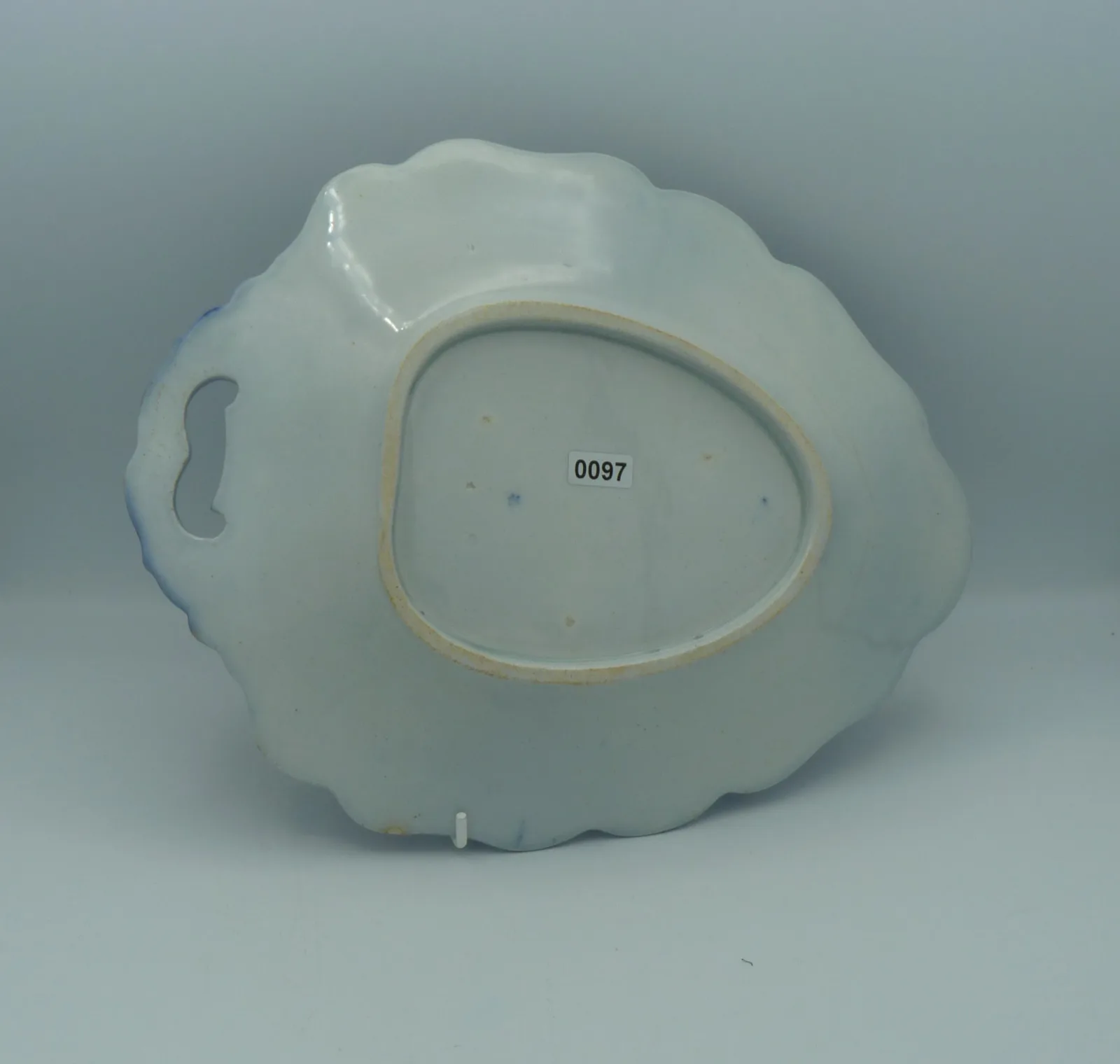 2 Flow Blue Serving Plates - Formosa - Image 12
