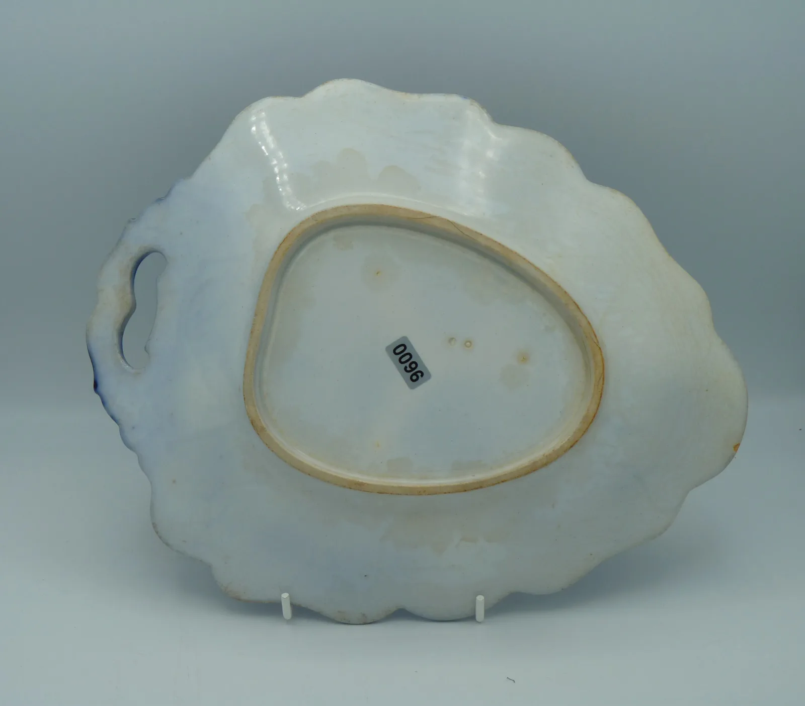 2 Flow Blue Serving Plates - Formosa - Image 5