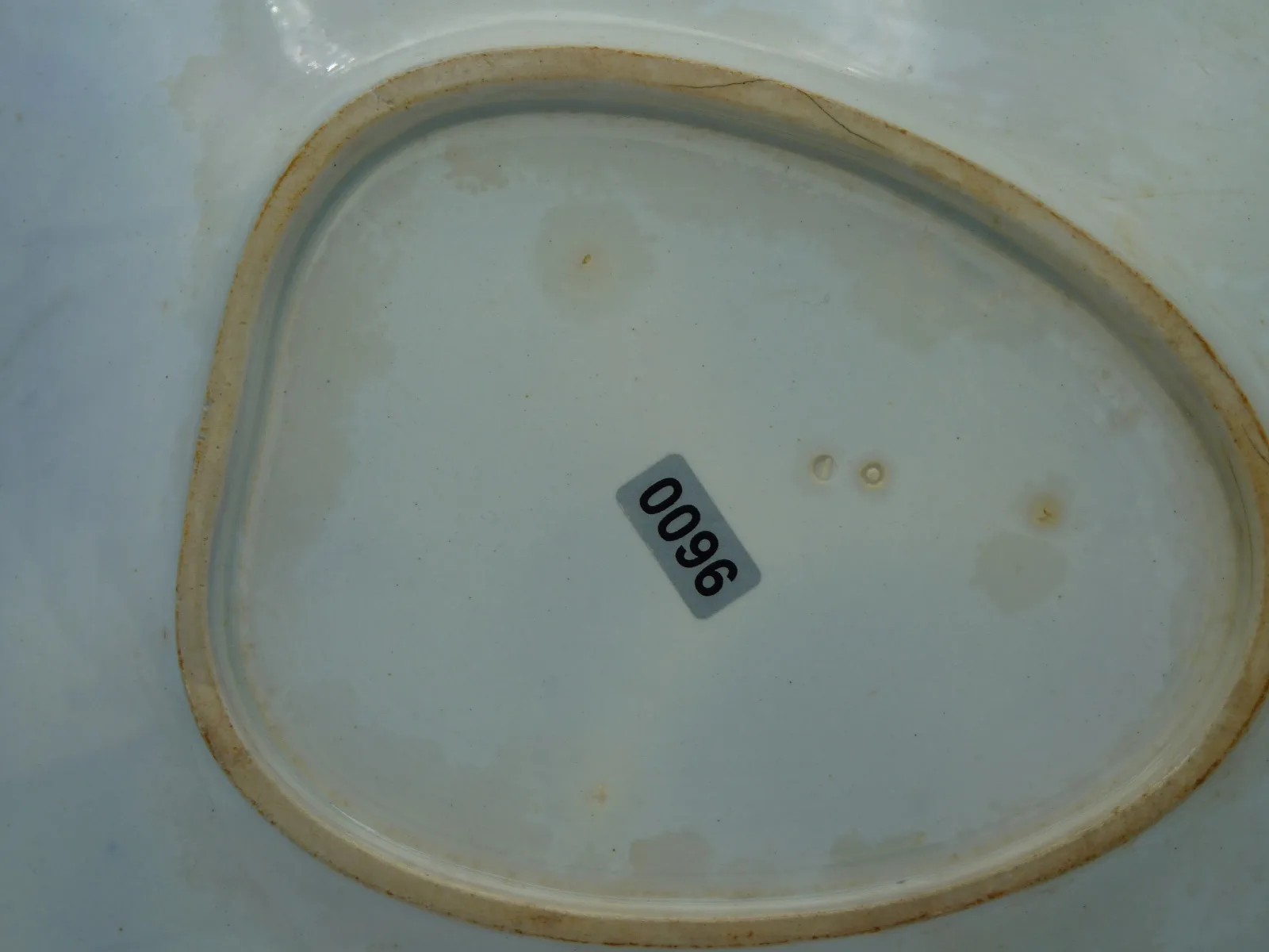 2 Flow Blue Serving Plates - Formosa - Image 4