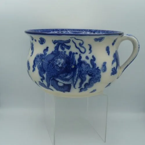 Flow Blue – Oyama – Doulton Chamber Pot -