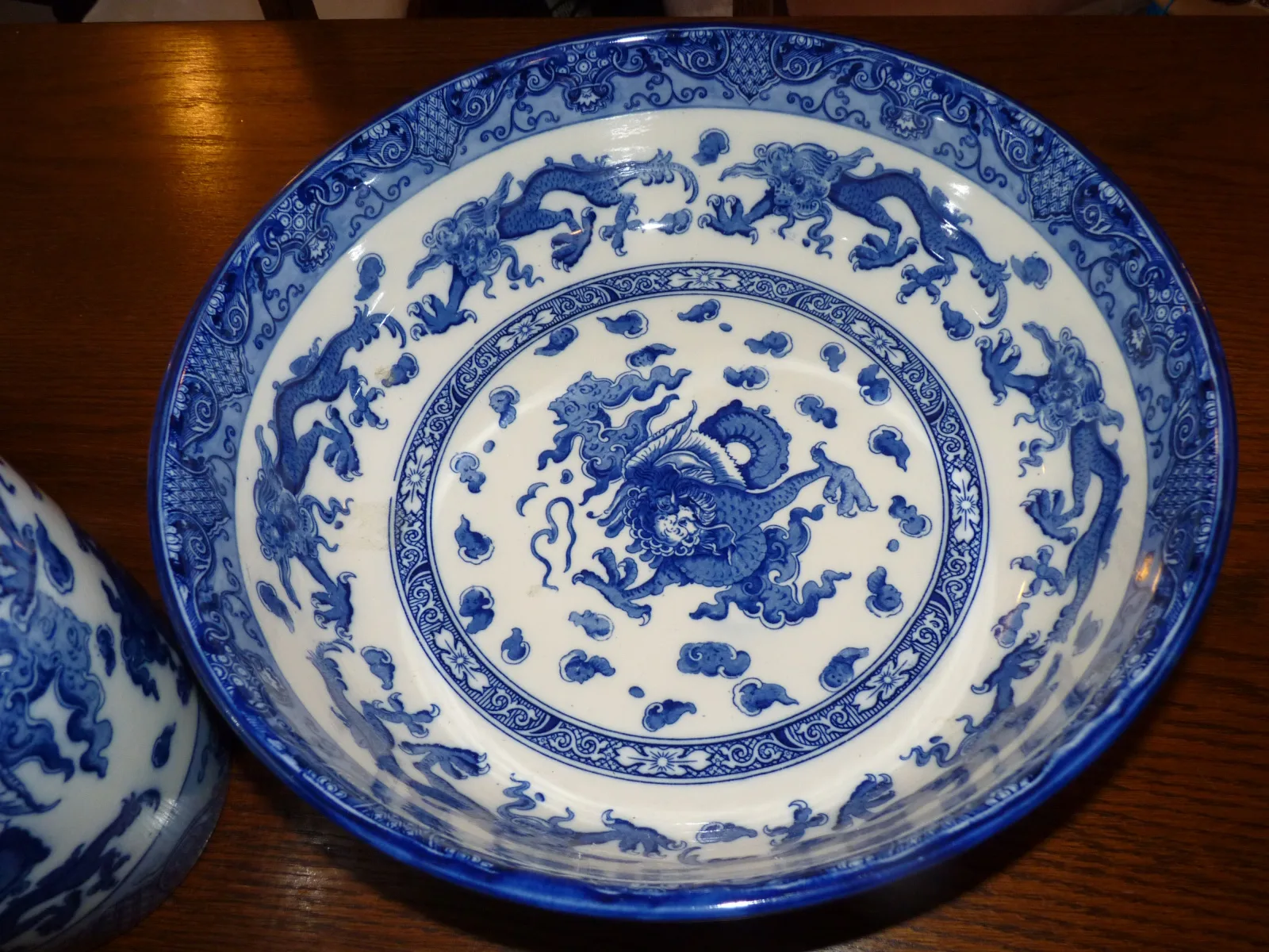 Flow Blue – Oyama – Doulton Wash Jug & Bowl - - Image 7