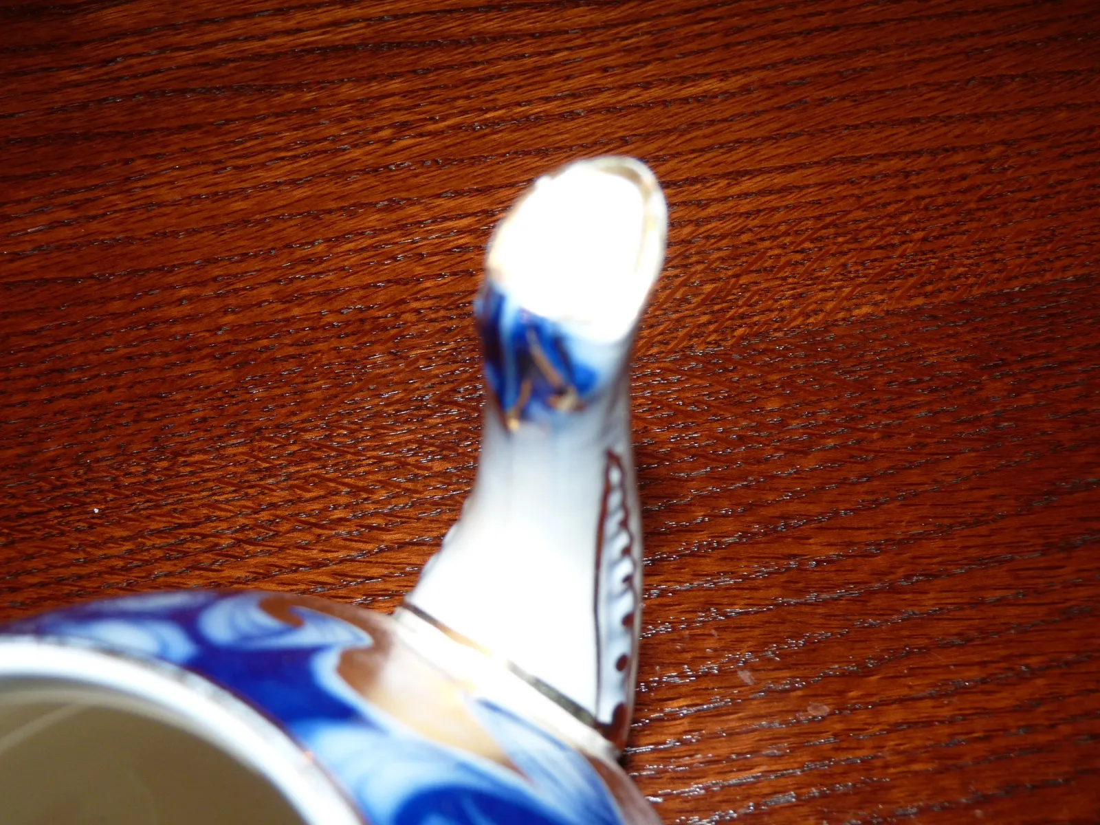Flow Blue & Gold Teapot – “Florette” - Burgess & Leigh - Image 11