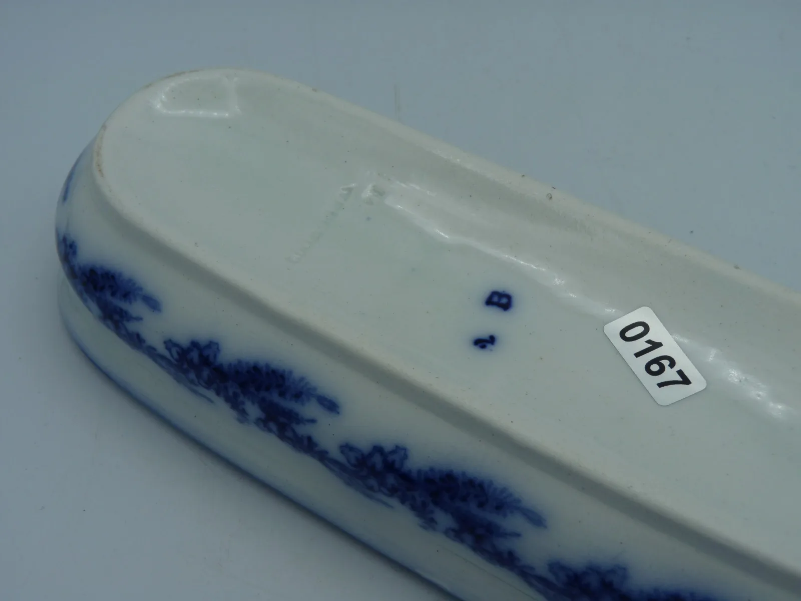 Pretty  Flow Blue Razor Box Base by J. Wedgwood - - Image 13
