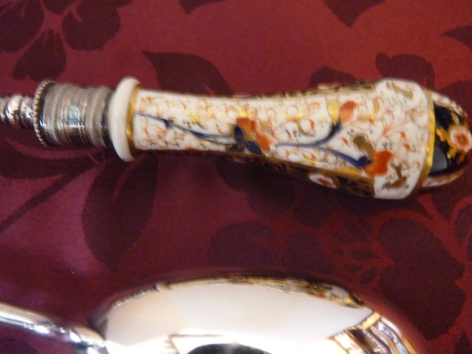 Pair of Imari-style Salad Servers – Polychrome with gold - Image 6